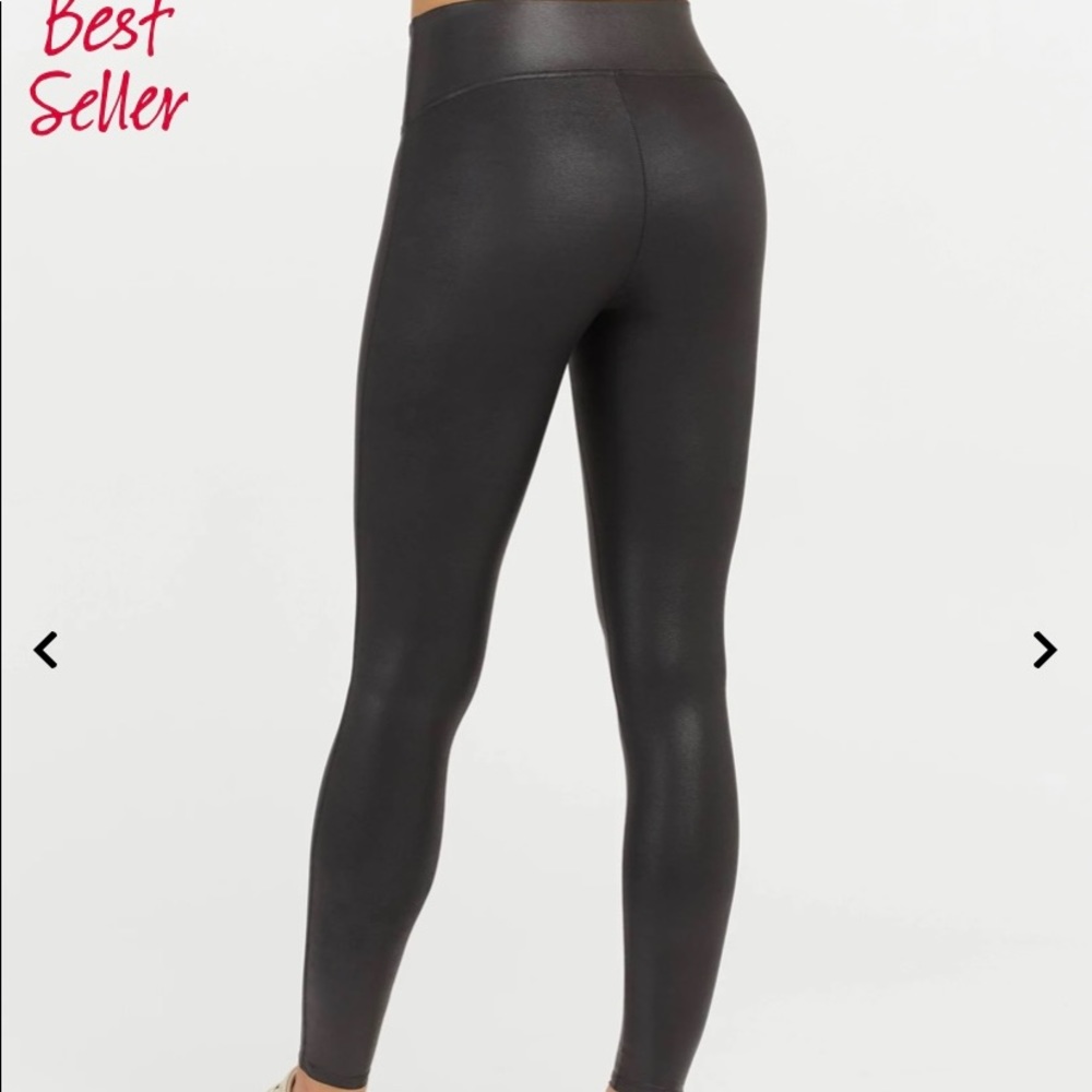 SPANX Faux Leather Leggings
